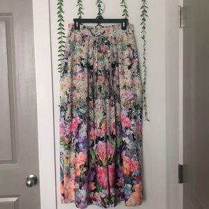 Flowy Floral Skirt